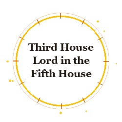 Third House Lord in the Fifth House